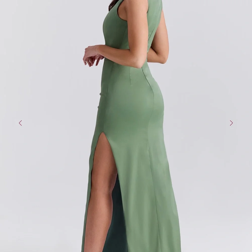 House of CB Olive Green Maxi Dress - Picture 6 of 13